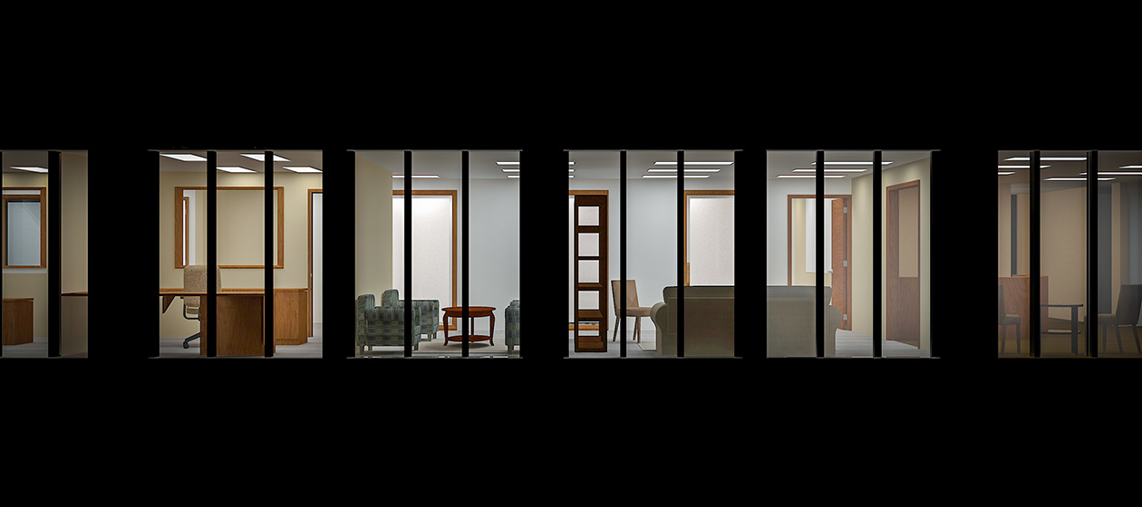 3D Rendered Office